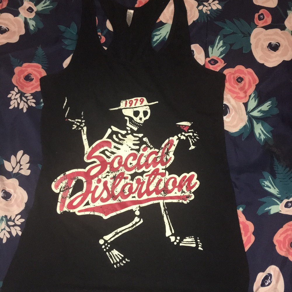 Social Distortion razor back Tank top